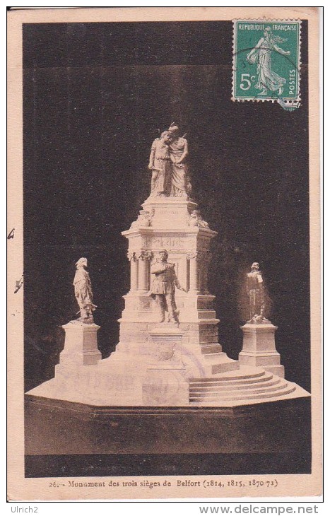 CPA Belfort - Monument Des Trois Sièges De Belfort (16517) - Belfort – Siège De Belfort