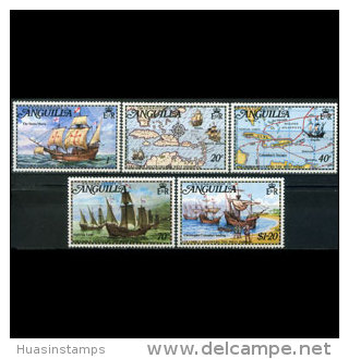 ANGUILLA 1973 - Scott# 174-8 Columbus Set Of 5 MNH - Anguilla (1968-...)