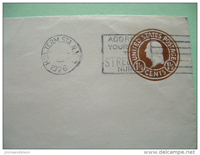 USA 1926 Stationery To Holland - Washington - 1921-40