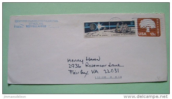 USA 1977 Stationery To Fairfax - Space Vehicle On Moon - Liberty Tree - 1961-80