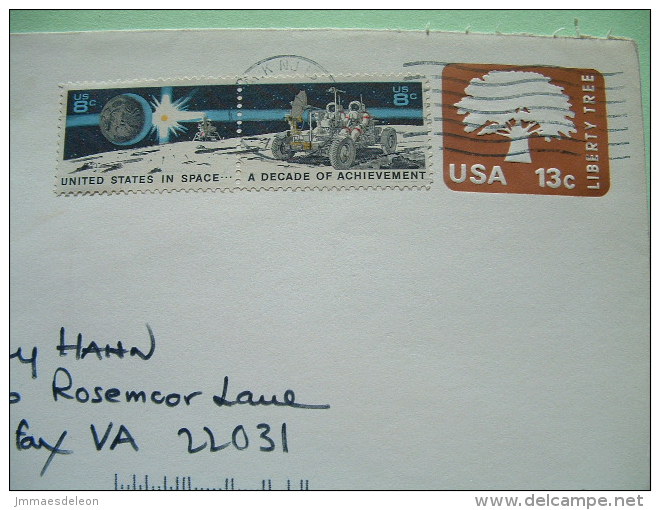 USA 1977 Stationery To Fairfax - Space Vehicle On Moon - Liberty Tree - 1961-80