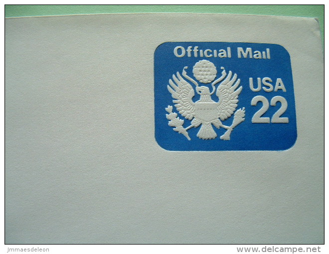 USA 1982 Stationery Official Use 22c - Unused - 1981-00