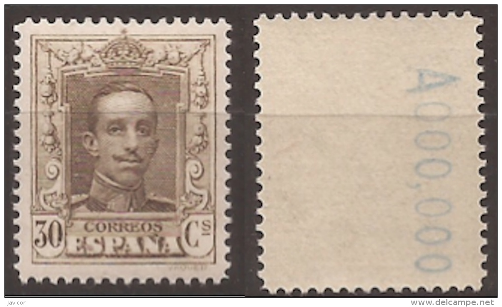 1922 1930 Alfonso XIII Tipo Vaquer Ed. 318N** MNH (V.Catal. 53,00€) - Nuevos
