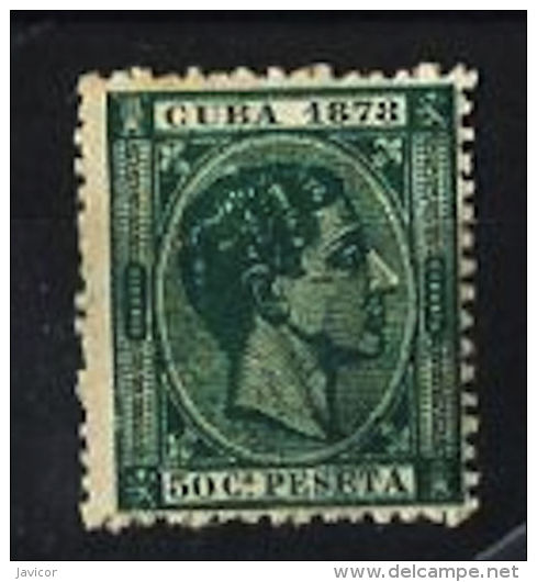 1878 Cuba Española Telegrafos 48** MNH - Cuba (1874-1898)