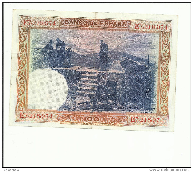 BILLETE 100 PESETAS 1925 - 100 Pesetas