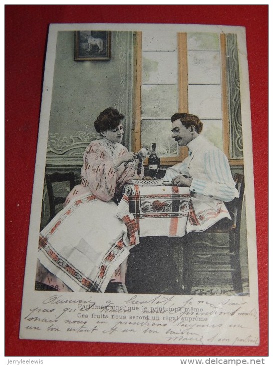 COUPLES - FANTAISIES -   " Parfumés Ainsi Que Le Printemps Même..."   -  1909 - Koppels