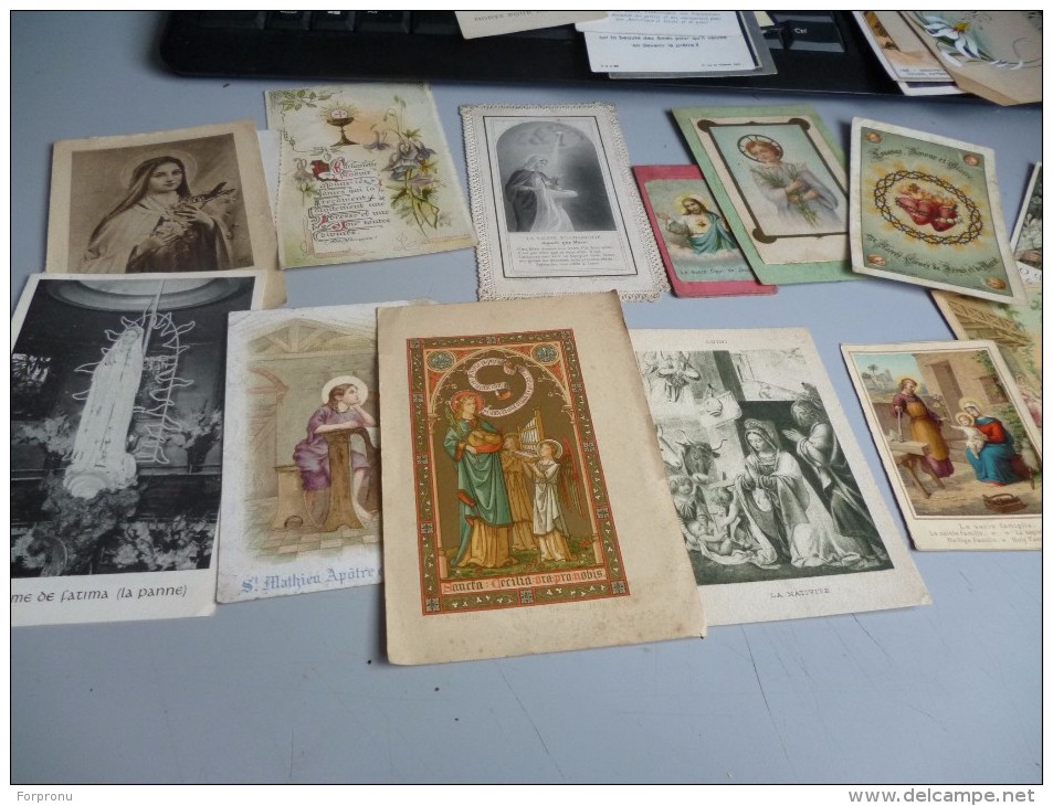 Lot De 65  Images Pieuses De Religion Et Communions  + Cartes Mortuaires - Religion & Esotérisme