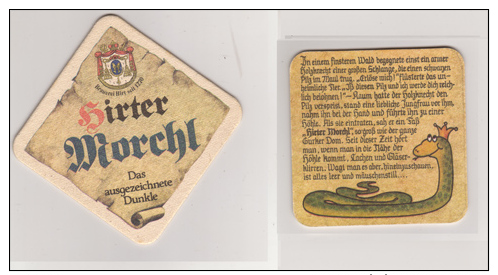 Hirter Brauerei Österreich , Morchl - In Einem Finsteren Wald .. Große Schlange - Bierdeckel