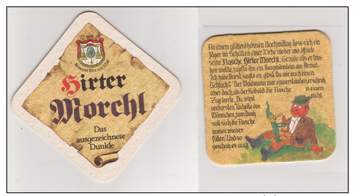 Hirter Brauerei Österreich , Morchl - An Einem Glühendheissen Nachmittag .. Jäger - Bierdeckel