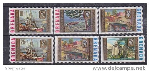 Grenada 1968 Winston Churchill / Paintings 6v ** Mnh (22870) - Grenada (1974-...)