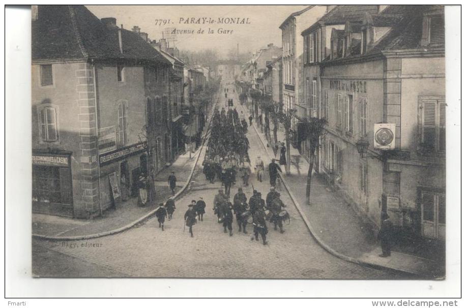 7791. Paray Le Monial, Avenue De La Gare - Paray Le Monial