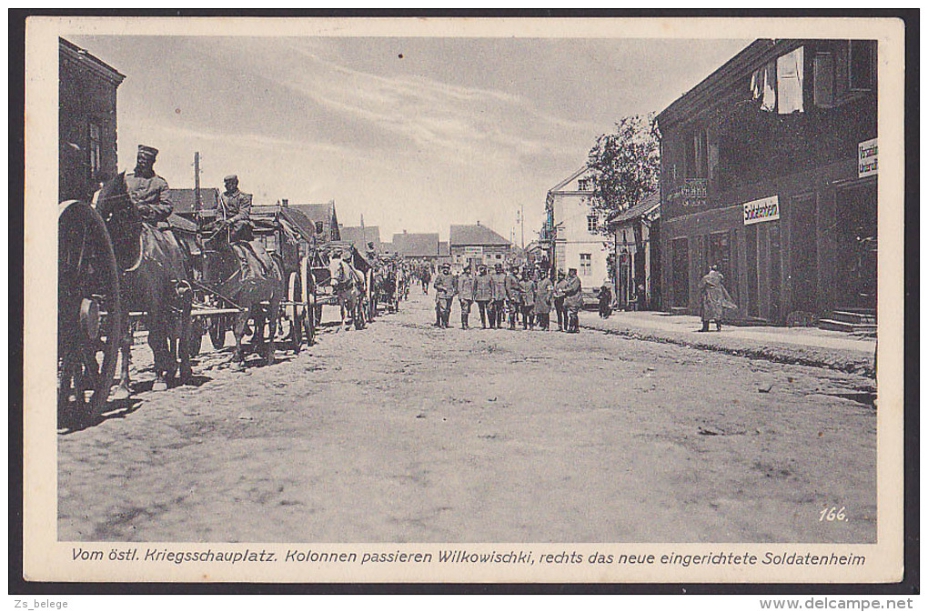 WILKOWISCHKI - VILKAVISKIS - Ostliches Kriegsschauplatz - Soldatenheim - 1915 Feldpost - Ostpreussen