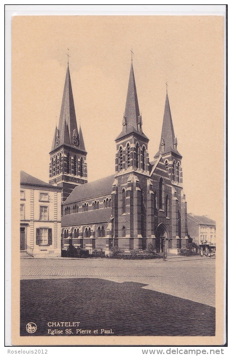 CHATELET : église SS Pierre Et Paul - Châtelet