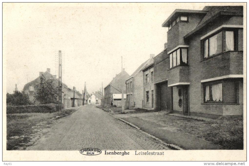 BELGIQUE - FLANDRE OCCIDENTALE - ALVERINGEM - IZENBERGE - ISENBERGHE - Leiselestraat. - Alveringem