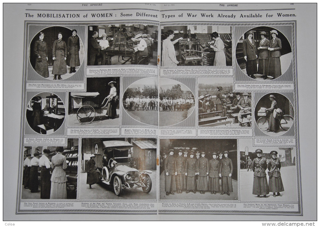 WW1 The Mobilisation Of Women 1915 - Weltkrieg 1914-18