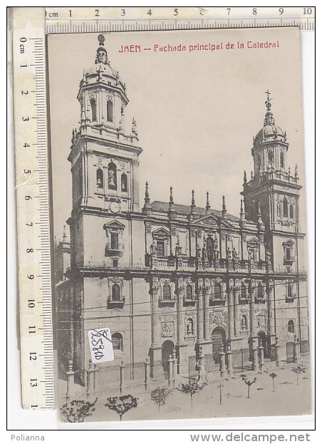 PO2591D# SPAGNA - JAEN - FACCIATA DELLA CATTEDRALE  No VG - Jaén