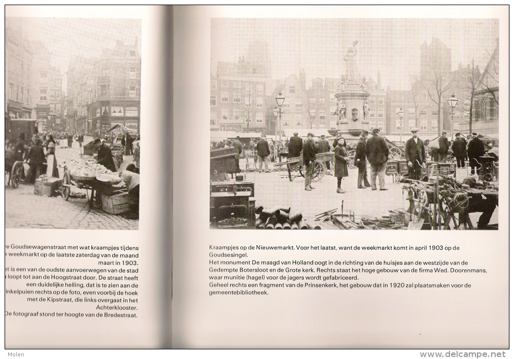 ROTTERDAM VERLEDEN TIJD Fotoboek met historische foto's vanaf ca. 1865 door A. Gordijn ©1980 132blz Z406