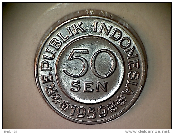 Indonésie 50 Sen 1959 TTB - Indonesien