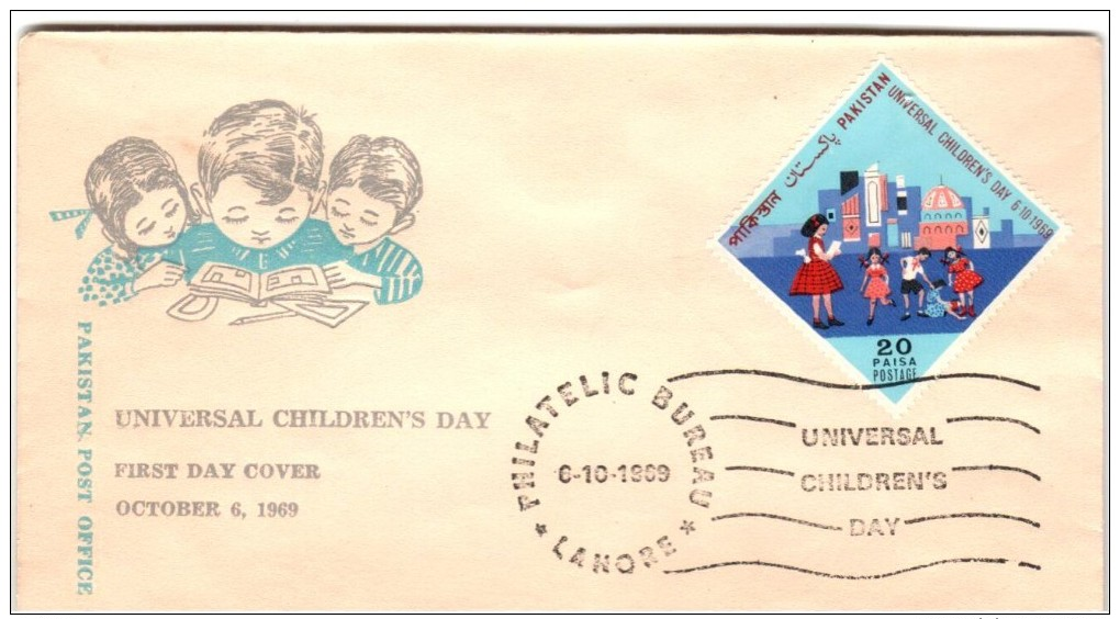 Pakistan. 1969 Universal Children Day FDC - Pakistan