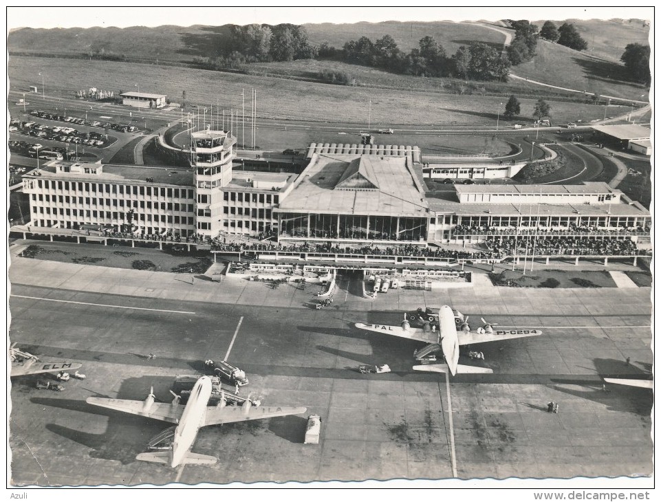 ZURICH - Flughafen Kloten - Aéroport - Timbres Pro Juventute 1957 - Kloten