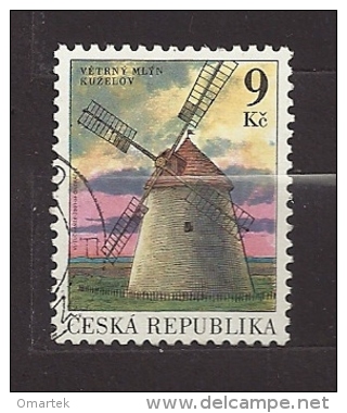 Czech Republic  Tschechische Republik  2001 ⊙ Mi 305 Sc 3157 Stone Windmill In Kuzelov. C1 - Gebraucht