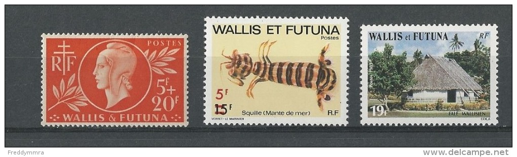 Wallis Et Futuna: 147 - 276 - 302 ** - Neufs