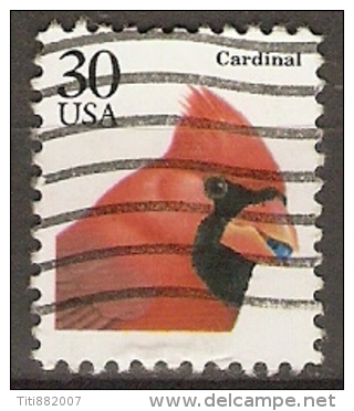 ETATS - UNIS     -      OISEAU    /     CARDINAL    -     Oblitéré - Passereaux