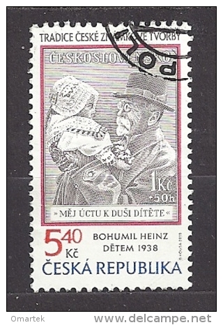 Czech Republic  Tschechische Republik  2000 ⊙ Mi 242 Sc 3109 Czech Stamp Production Heritage. For Children 1938. C1 - Used Stamps