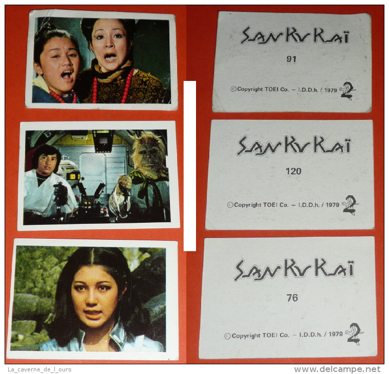 Rare Lot 3 Images SAN KU KAI, TOEI Co 1979 A2 Collection Image Manga - Other & Unclassified