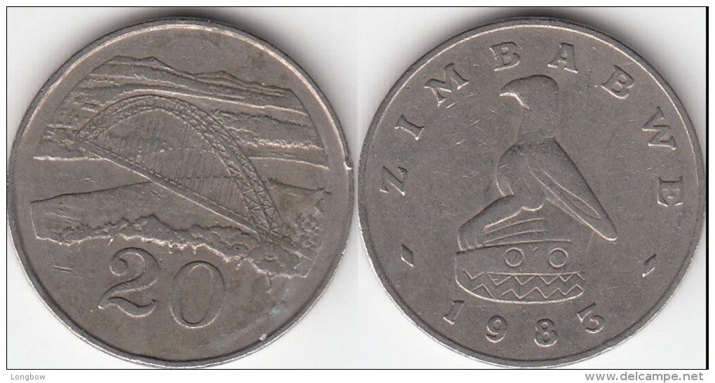 Zimbabwe 20 Cents 1983 Km#4 - Used - Zimbabwe