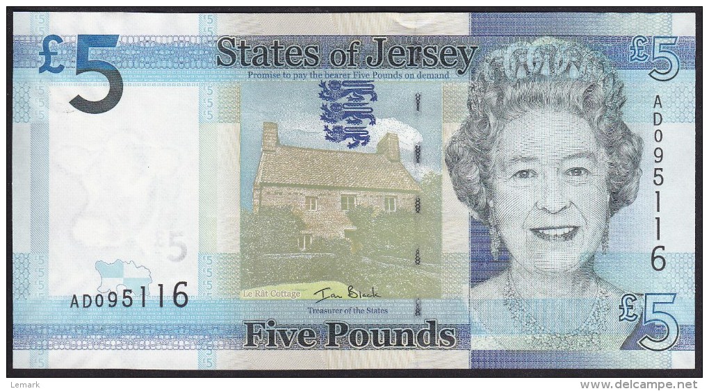 Jersey 5 Pound 2010 P33 UNC - Jersey