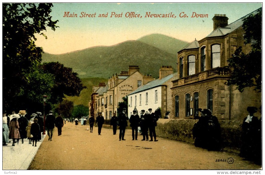 DOWN - NEWCASTLE - MAIN STREET AND POST OFFICE I191 - Down