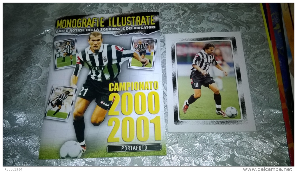 Juventus Monografie Illustrate Campionato 2000-01,album Vuoto +set Completo Foto  ( 24 )  Copertina Zinedine Zidane - Autres & Non Classés