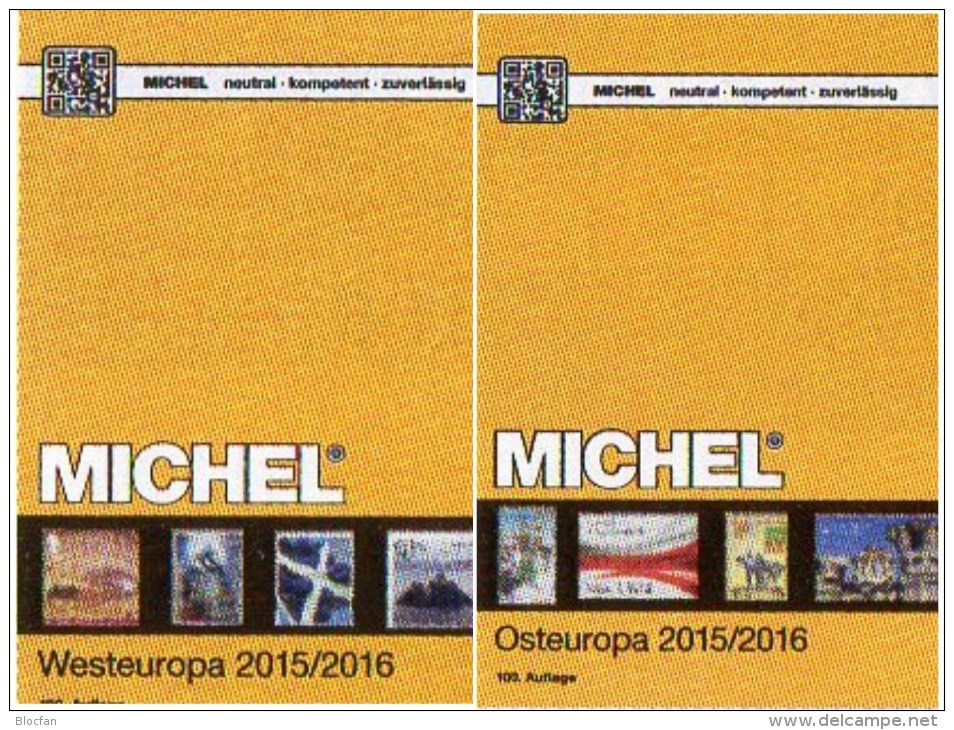 Ost-/West-Europa Katalog 2015/2016 Neu 132€ MICHEL Band 6+7 B GB NL L EIRE Jersey Man PL USSR RU Moldawia UA Weißrußland - Matériel Et Accessoires