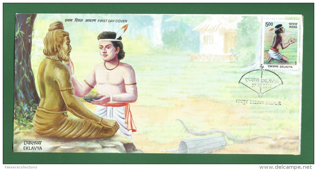 INDIA 2013 Inde Indien - EKLAVYA - FDC MNH ** - HINDU Mythology HINDUISM Mahabharata - As Scan - Hindouisme