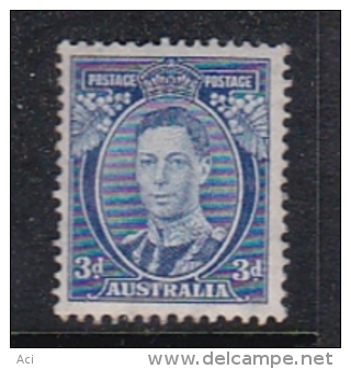 Australia 1937-49 ASC 178 King George VI Three Pence Blue Die 1 Mint Never Hinged - Nuevos