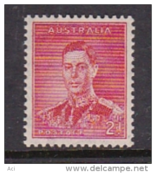 Australia 1937-49 King George VI, ASC 177, 2d Red  Die I MNH - Neufs