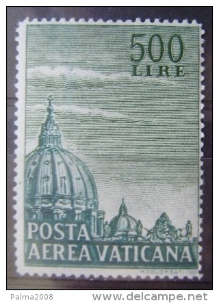 VATICANO - IVERT AEREOS Nº 33 - NUEVOS (**) BASILICA SAN PEDRO - GOMA AMARILLA - Oblitérés