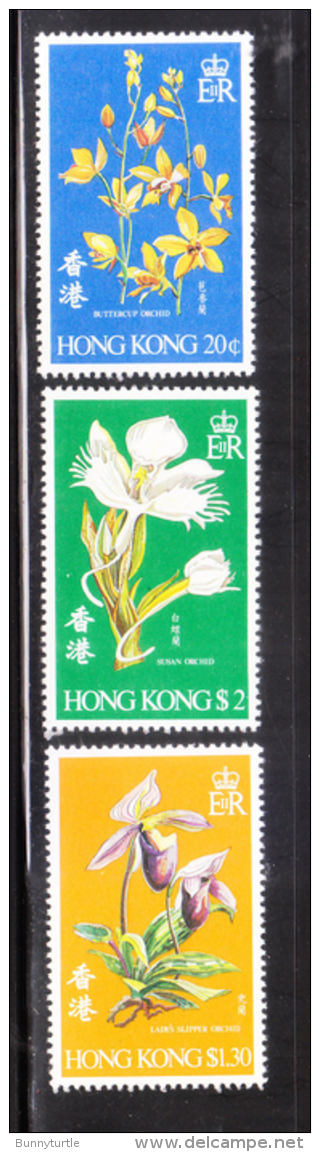 Hong Kong 1977 Orchid Flowers MNH - Unused Stamps