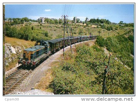 CP Trains - 12 Aveyron - Train Mixte Marchandises Voyageurs 4184 Capdenac Rodez - Cp N° 91 - Altri & Non Classificati