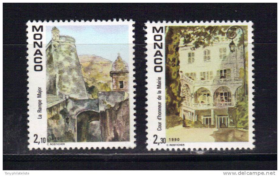 Monaco Timbres De 1989  Neufs** N°1708  Au N°1709 (vendu A La Faciale) - Unused Stamps
