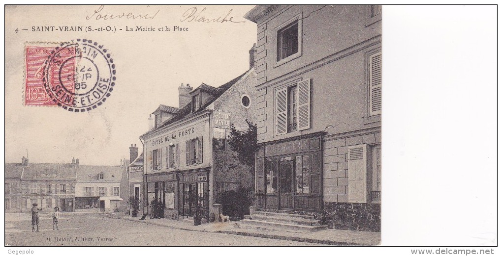 SAINT-VRAIN - La Mairie Et La Poste - Saint Vrain