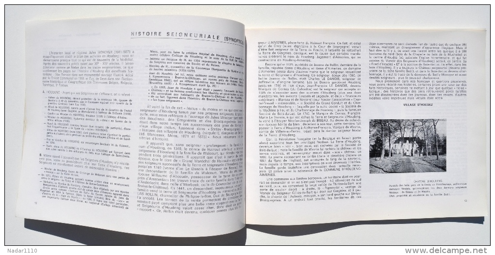 Livre : La Louvière / HOUDENG-AIMERIES : HOUDEZ, ses Histoires : Mon bon village, imagerie des 100 rues - E.L. Develeer