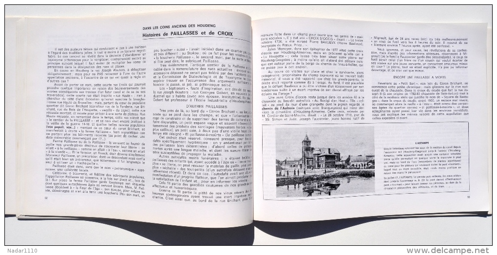 Livre : La Louvière / HOUDENG-AIMERIES : HOUDEZ, ses Histoires : Mon bon village, imagerie des 100 rues - E.L. Develeer