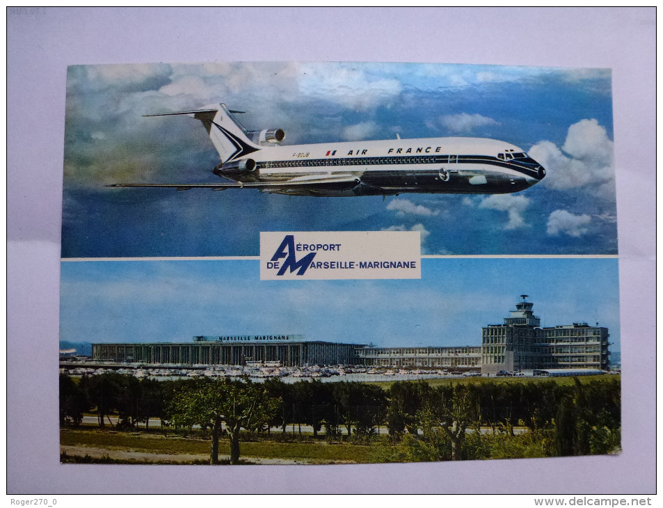 Aéroport De Marseille Marignane , Compagnie Air France , Boeing 727 - Aerodromes