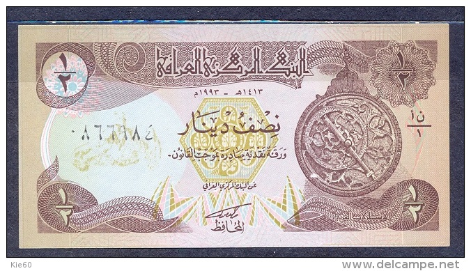 Iraq - 1993 -  0,5 Dinara...  P78 ..UNC - Irak