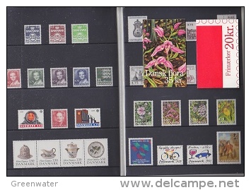 Denmark 1990 Official Yearset Stamps + 2 BOOKLETS ** Mnh (F3880) - Años Completos