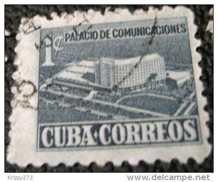 Cuba 1952 Tax For New Communications Building 1c - Used - Bienfaisance