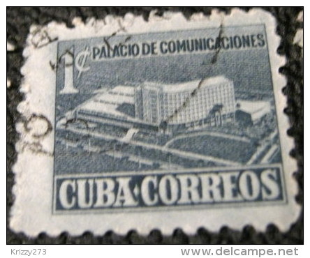 Cuba 1952 Tax For New Communications Building 1c - Used - Charity Issues