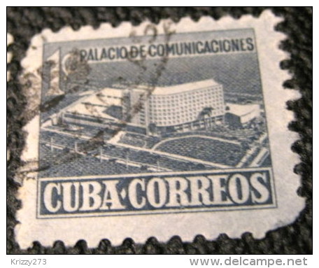 Cuba 1952 Tax For New Communications Building 1c - Used - Charity Issues